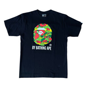 M Bape 2001 Psyche Camo Ape Head Tee